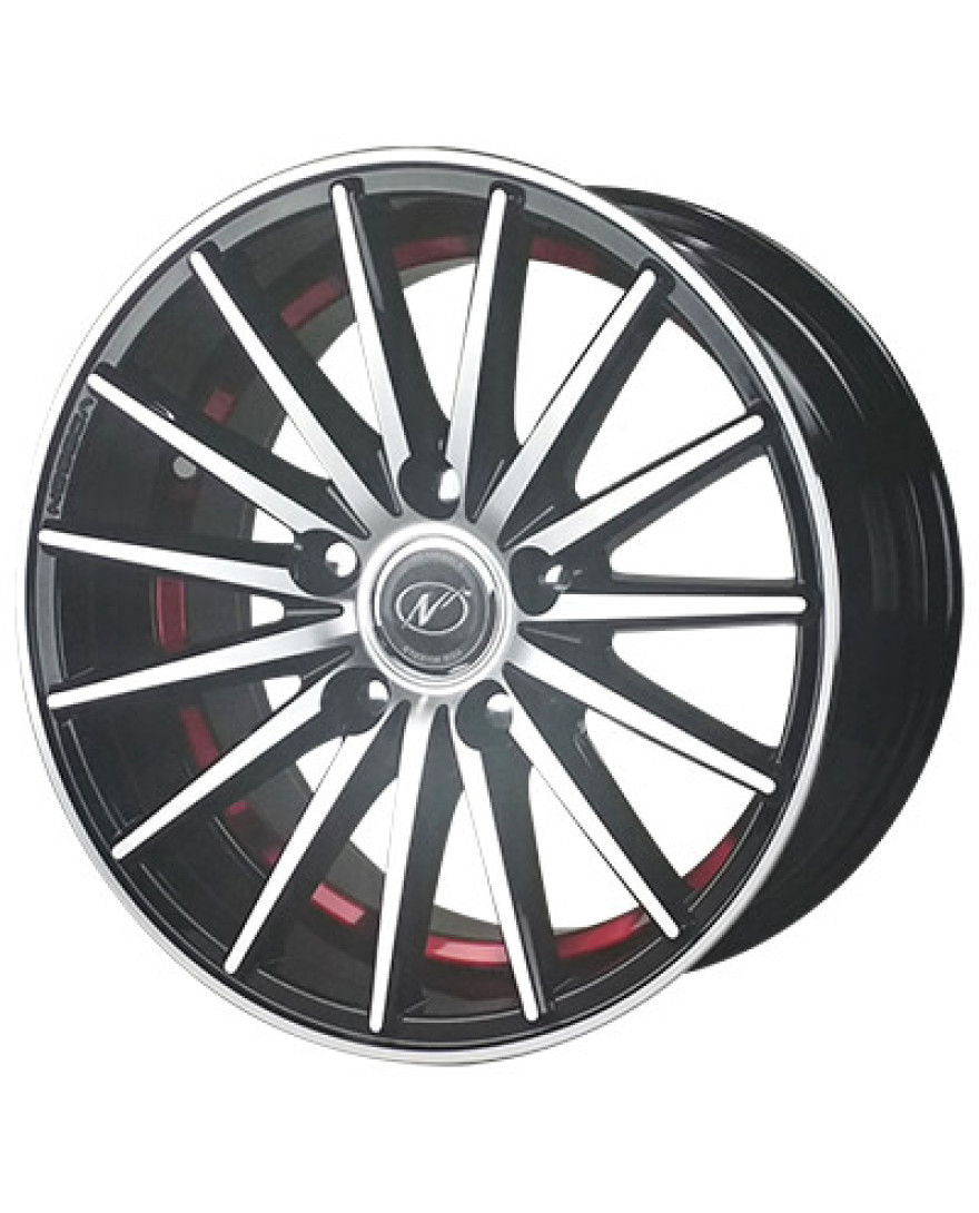 Fly 15in BMUCR finish. The Size of alloy wheel is 15x7 inch and the PCD is 5x114.3(SET OF 4)